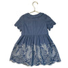 Genuine Kids Chambray & White Embroidered Shirt Dress - Size 3T