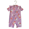 Carter's Lavender Ice Cream Print Swim Suit Romper - Size 9 M