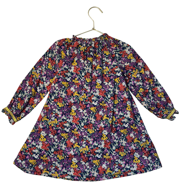 Mini Boden Navy & Multi-Color Floral Dress - Size 3/4