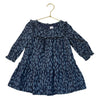 Baby Gap Navy & Blue Leopard Print Corduroy Dress - Size 2