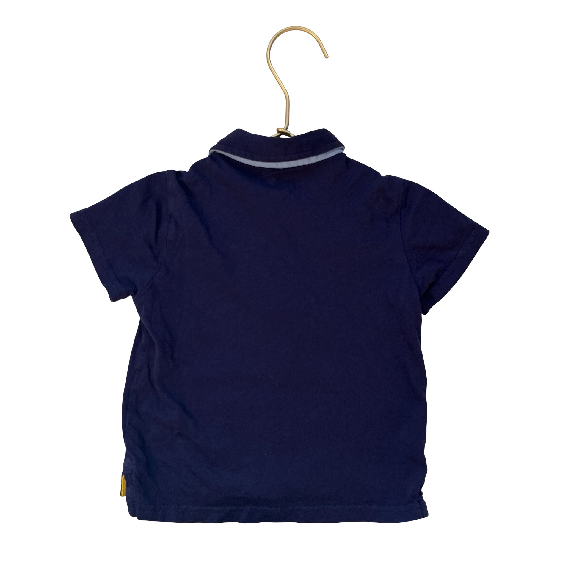 Pact Navy Polo Shirt - Size 12-18 Months