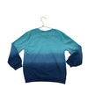 Andy & Evan Teal & Navy Dip Dyed Sweatshirt - Size 7