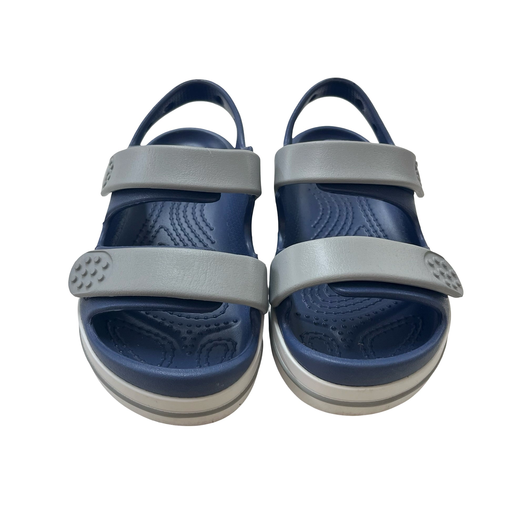 Crocs Navy & Gray Sandals - Size C11