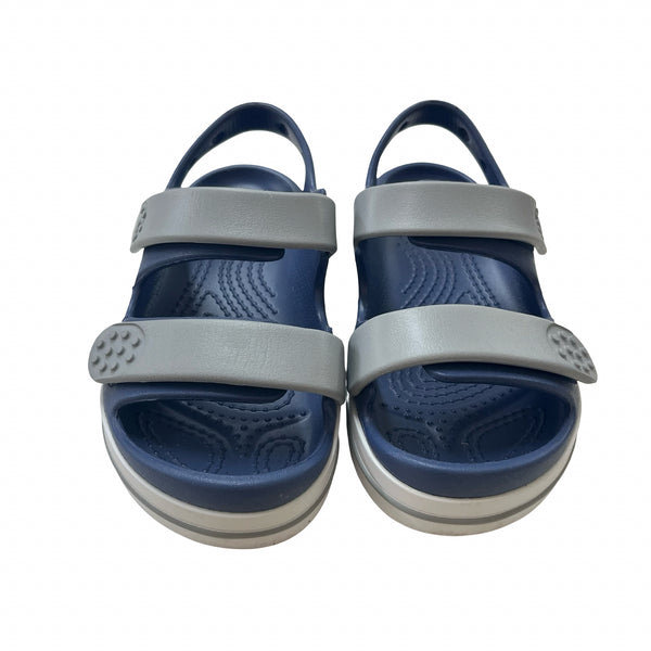 Crocs Navy & Gray Sandals - Size C11