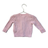 Ralph Lauren Pink Cotton Cable-Knit Cardigan Sweater - Size 12 Mo