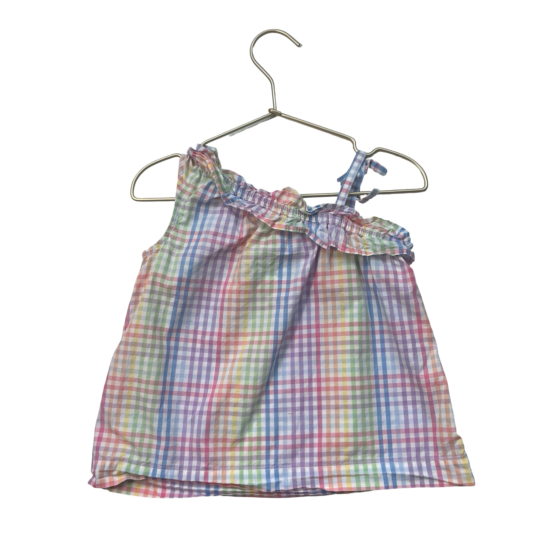 Crewcuts Pastel Check Top - Size 3