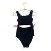 Derek Heart Black & Pink Bow Swim Suit - Size 6