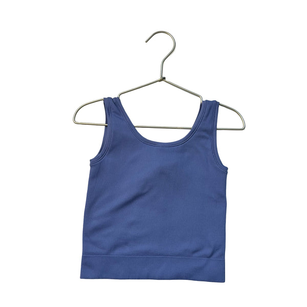 Athleta Girl Purple Ribbed Athletic Tank Top - Size S 7