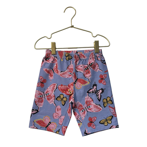 Hanna Andersson Lavender Butterfly Print Cartwheel Shorts - Size 5