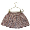 Hux Peach & Dusty Rose Cherry Print Reversible Skirt - Size 6