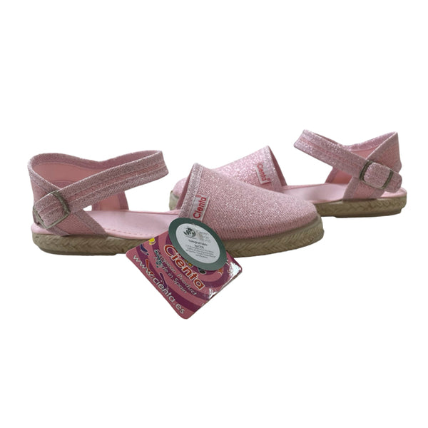 Cienta Metallic Pink Valenciana Espadreille New with Tags in Box - Size 30 (12)