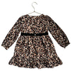Janie and Jack x Rachel Zoe Brown & Ivory Leopard Chiffon Dress - Size 3
