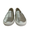 Old Soles Gold & Ivory Pin Dot Slip On Sneakers - Size 27 (10)