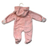 Magnetic Me Pink Fuzzy Footed Bunting - Size Newborn