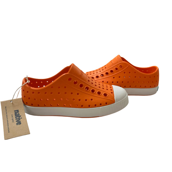 Native Jefferson Orange Shoes with Tags in Box - Size C8