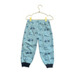 Monica + Andy Light Blue Bike & Scooter Print Joggers - Size 4Y