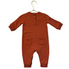 Gymboree Burnt Orange Jack-O-Lantern Face One-Piece - Size 3-6 Mo
