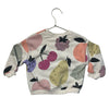 Zara Ivory & Pastel Fruit Print Sweatshirt - Size 1.5Y