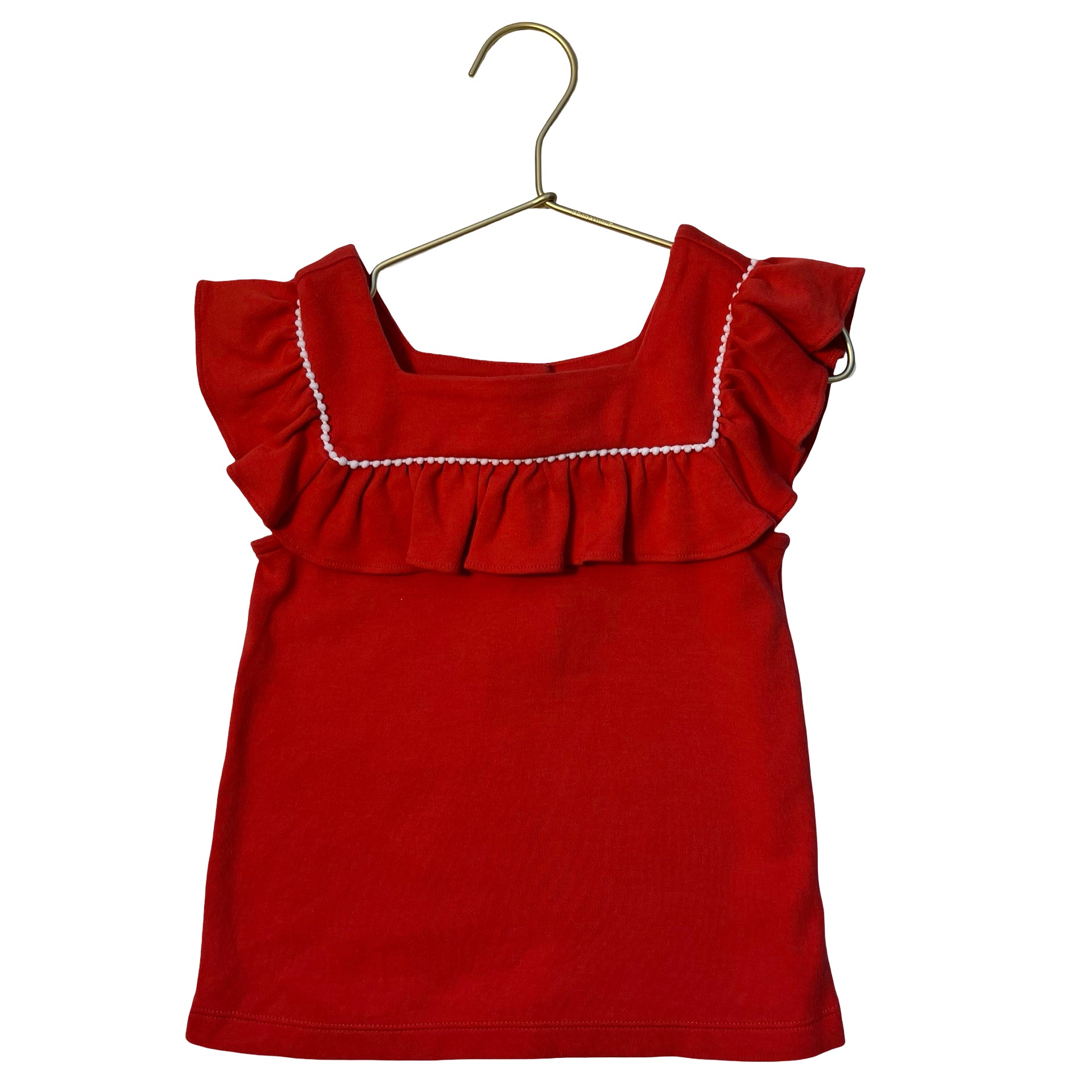 Janie and Jack Red Top - Size 5