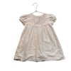 Zara Ivory & Pink Embroidered Dress - Size 4-5