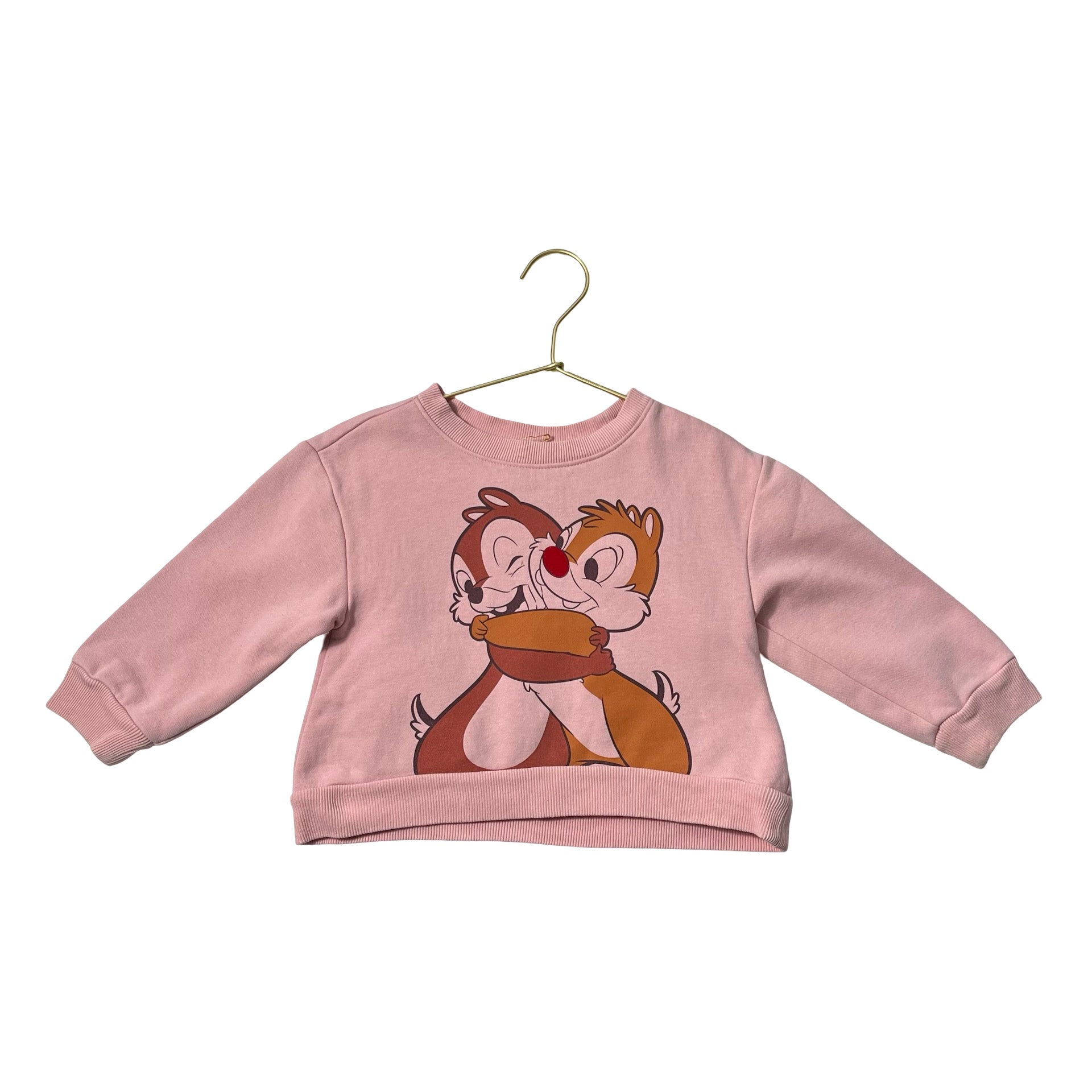 Baby Gap x Disney Pink Chip n' Dale Sweatshirt - Size 2