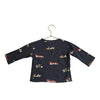 Zara Gray Race Car Print Shirt - Size 6-9 Mo