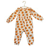 Old Navy Ivory & Orange Pumpkin Print One-Piece Jumpsuit - Size 18-24 Mo