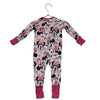 Little Sleepies x Disney Pink Minnie Mouse One-Piece PJs - Size 3-6 Mo
