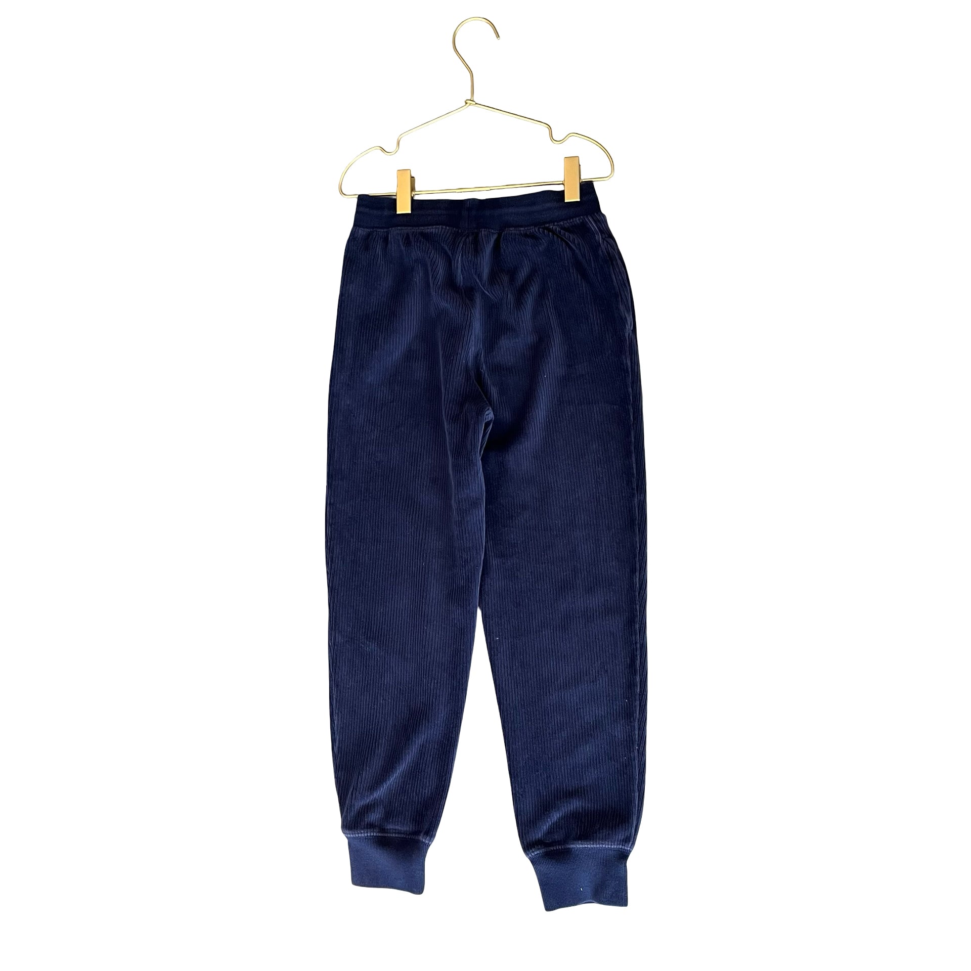 Polo Ralph Lauren Navy Ribbed Velour Joggers - Size M 8-10