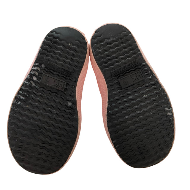 Hunter Pink Bear Foot Print Rain Boots - Size US 5B/6G (UK 4 EU 21)