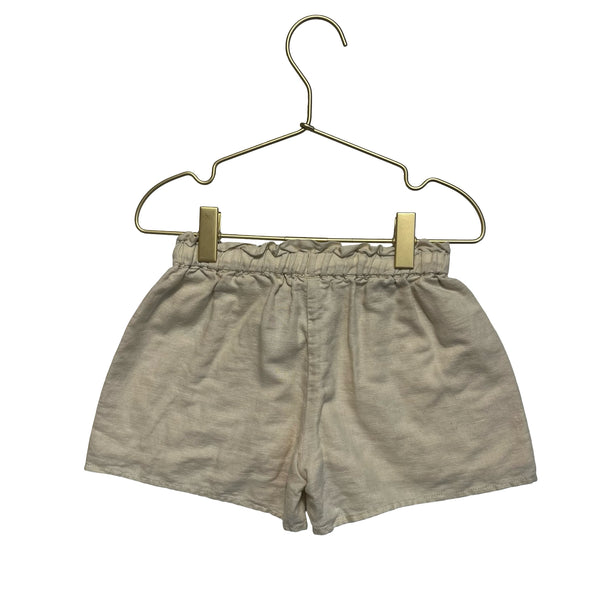 Crewcuts Tan Linen-Cotton Shorts - Size 5