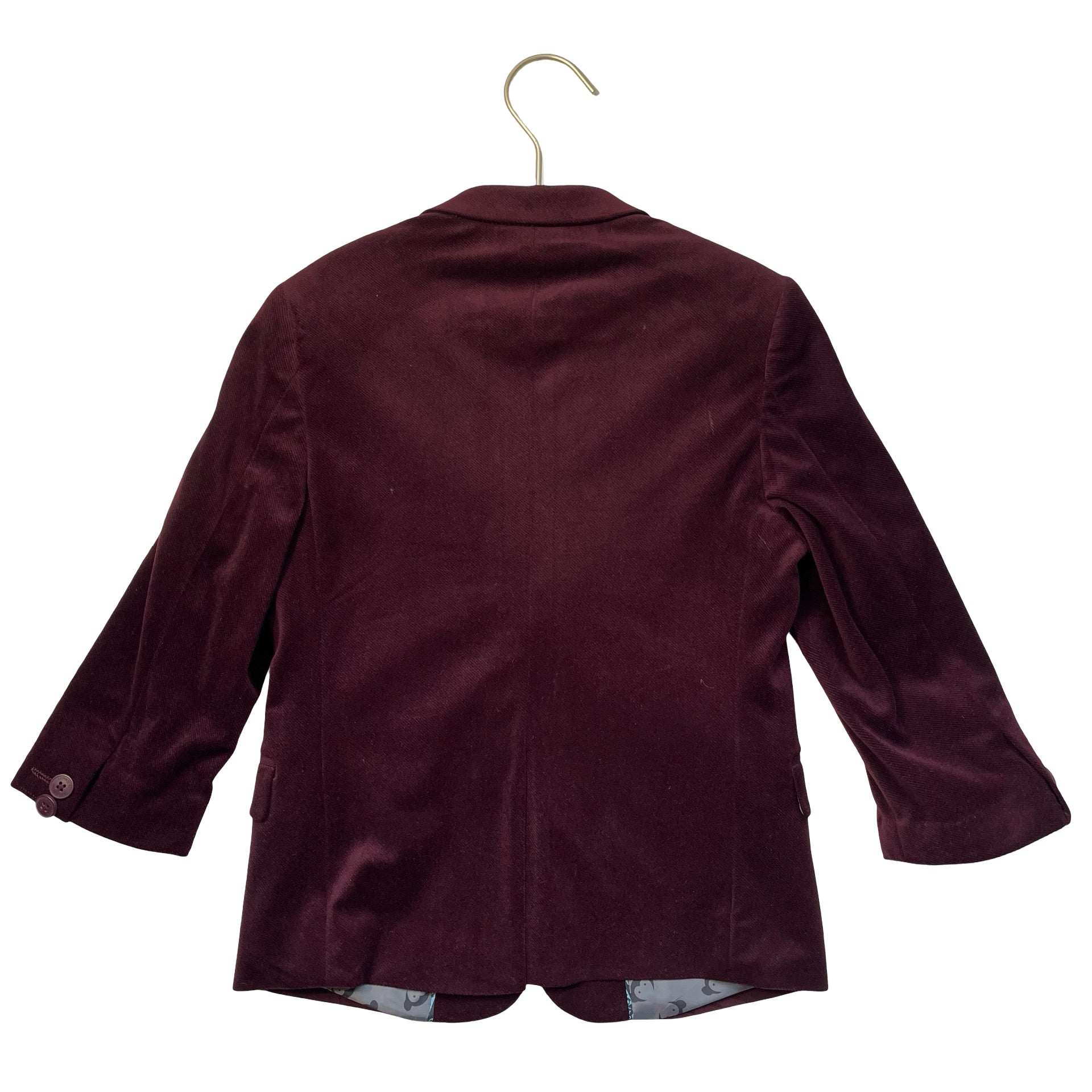 Appaman Burgundy Velvet Blazer - Size 6