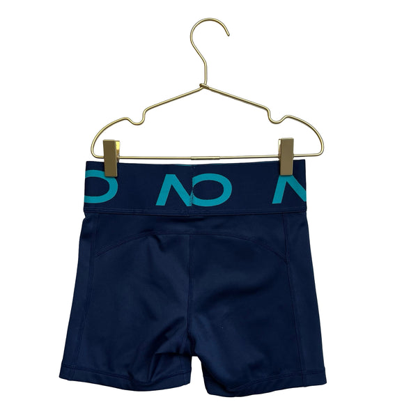 Nike Pro Navy & Teal Shorts - Size M 10-12