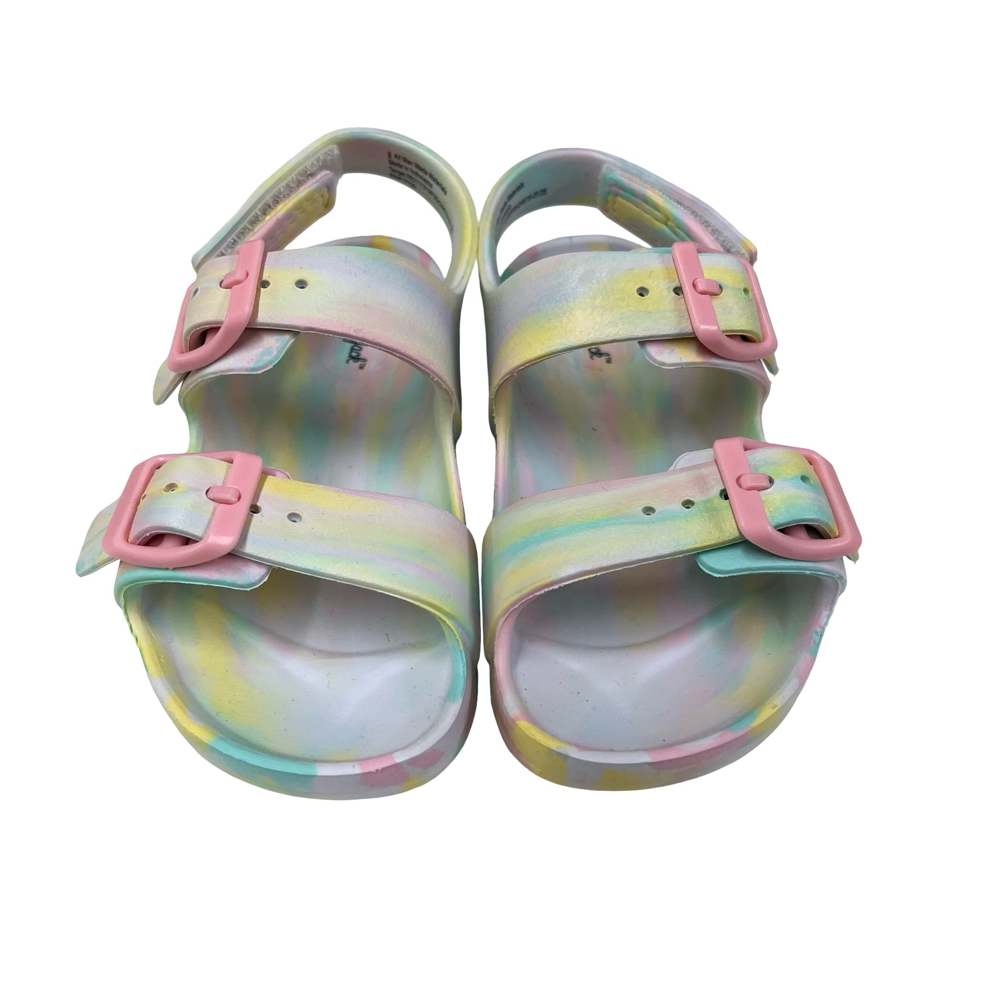 Cat & Jack Pastel Swirl Sandals - Size 9