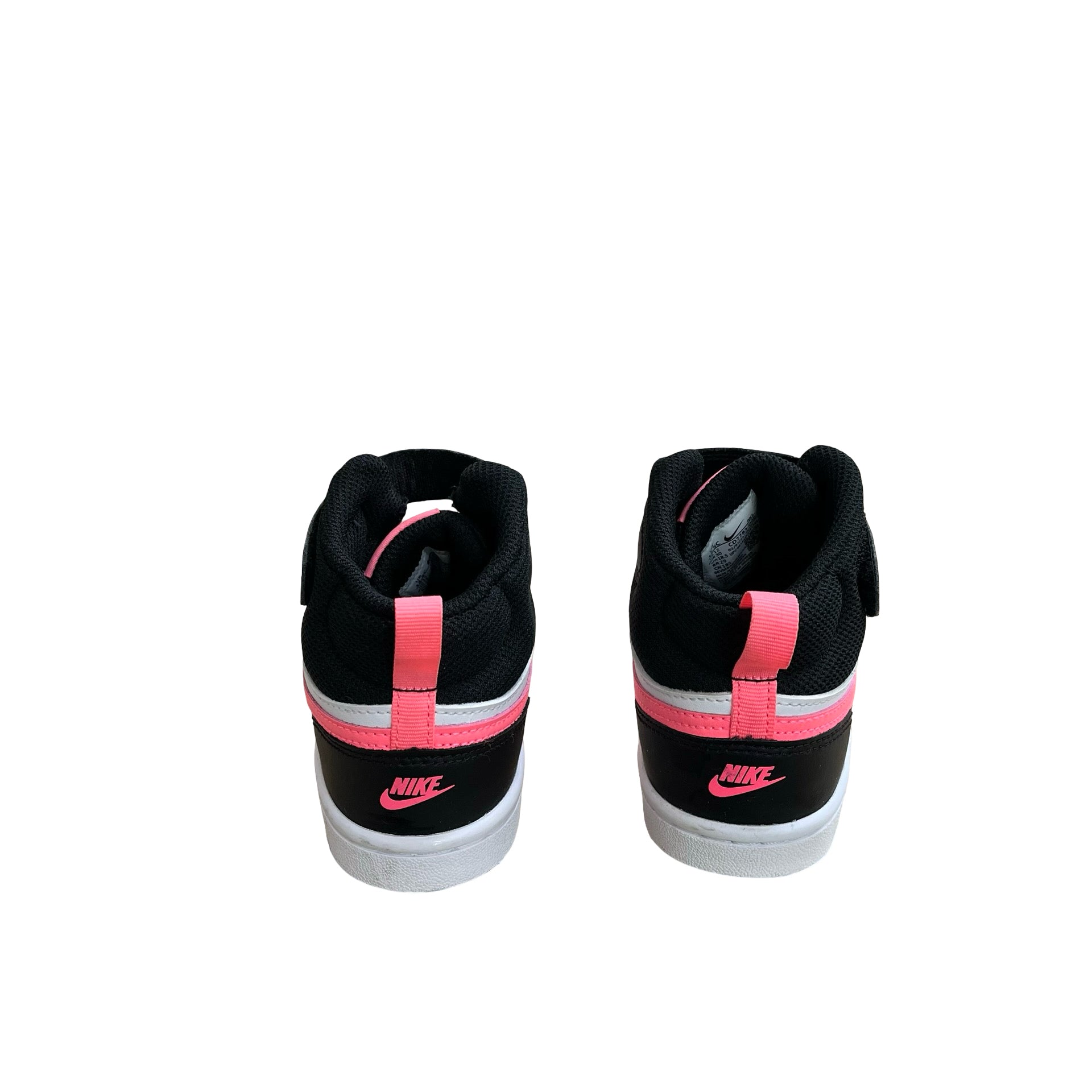 Nike Black, White, Coral Pink Sneakers - Size 12.5C