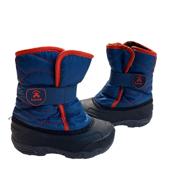 Kamik Blue & Orange Winter Boots - Size 10