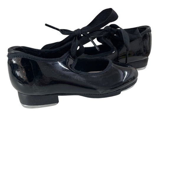 Capezio Black Patent Tap Shoes - Size 10 M - Bounce Mkt