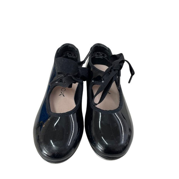 Capezio Black Patent Tap Shoes - Size 10 M - Bounce Mkt
