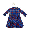 Carter's Blue Plaid Flannel Belted Dress & Bloomers - Size 18 Mo - Bounce Mkt