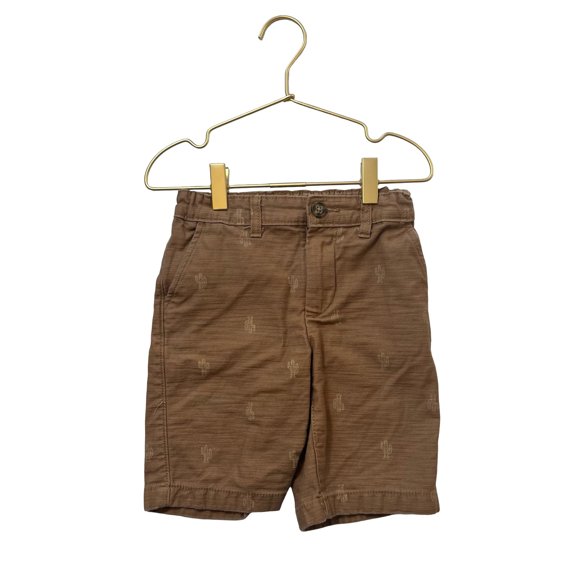 Carter's Brown Cactus Print Shorts - Size 5 - Bounce Mkt