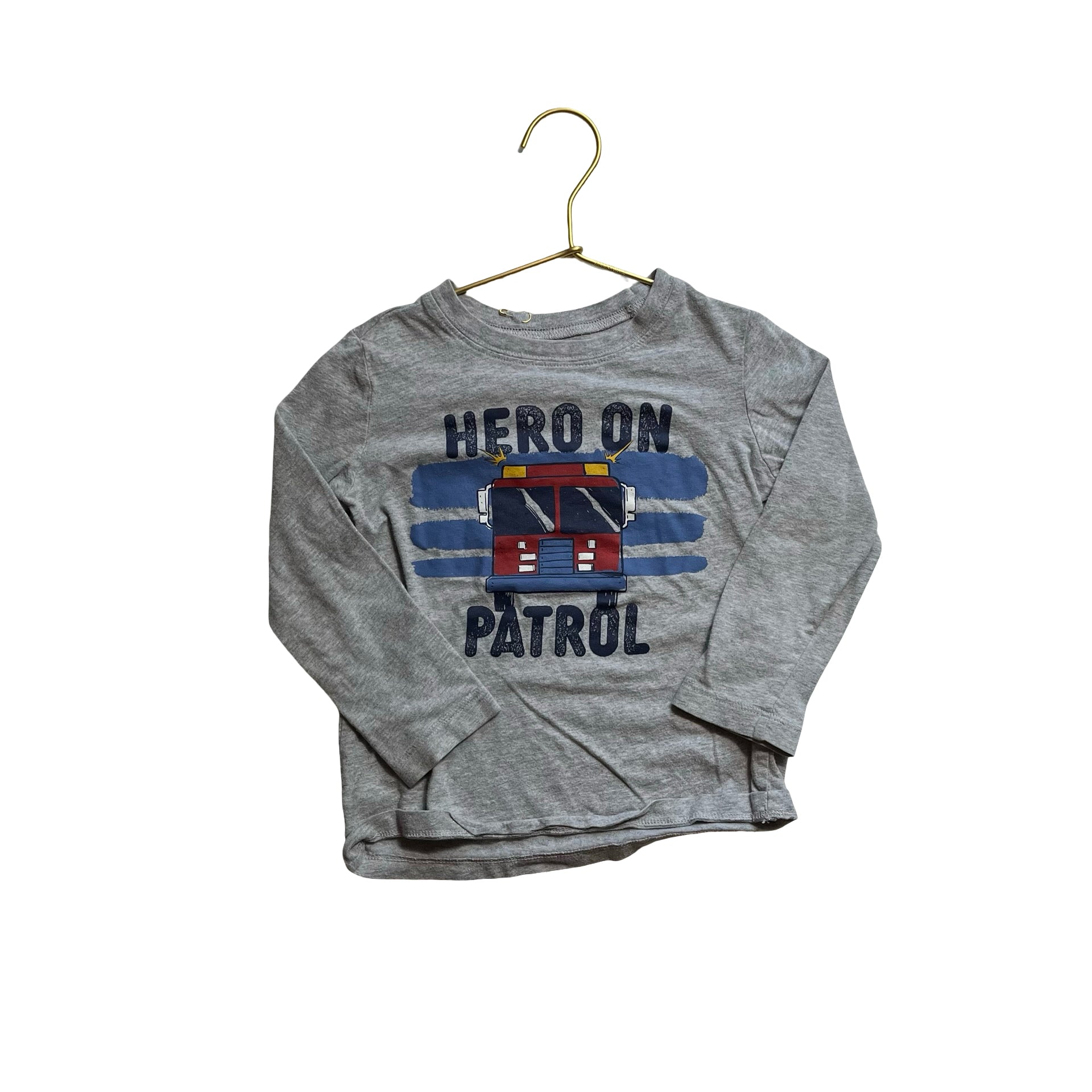 Carter's Gray Firetruck 'Hero On Patrol' Shirt - Size 3T - Bounce Mkt