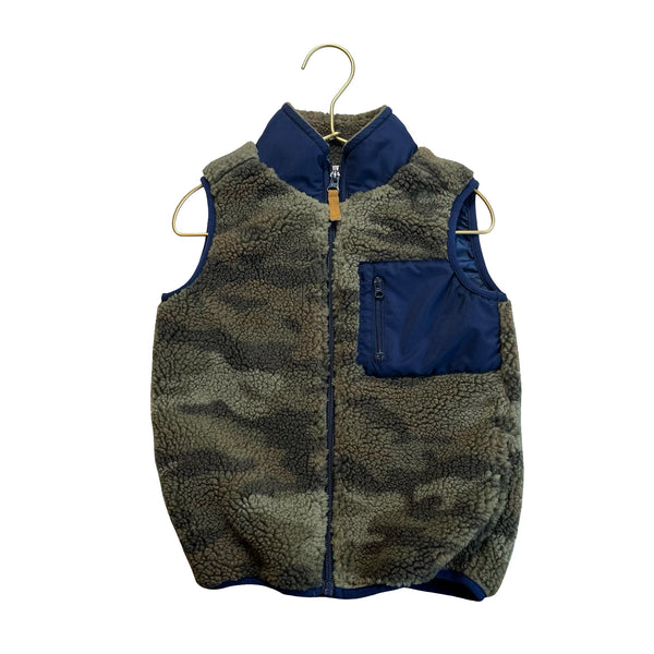 Carter's Green Camo Sherpa Vest - Size 4T - Bounce Mkt