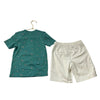 Carter's Green Henley Tee & Khaki Shorts Set with Tags - Size 4T - Bounce Mkt