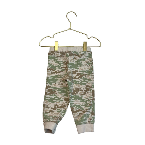Carter's Green, Olive Green & Ivory Camouflage Joggers - Size 18 Months - Bounce Mkt