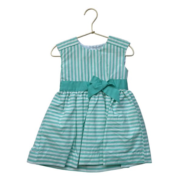 Carter's Green & White Stripe Sleeveless Dress with Tag - Size 2 - Bounce Mkt