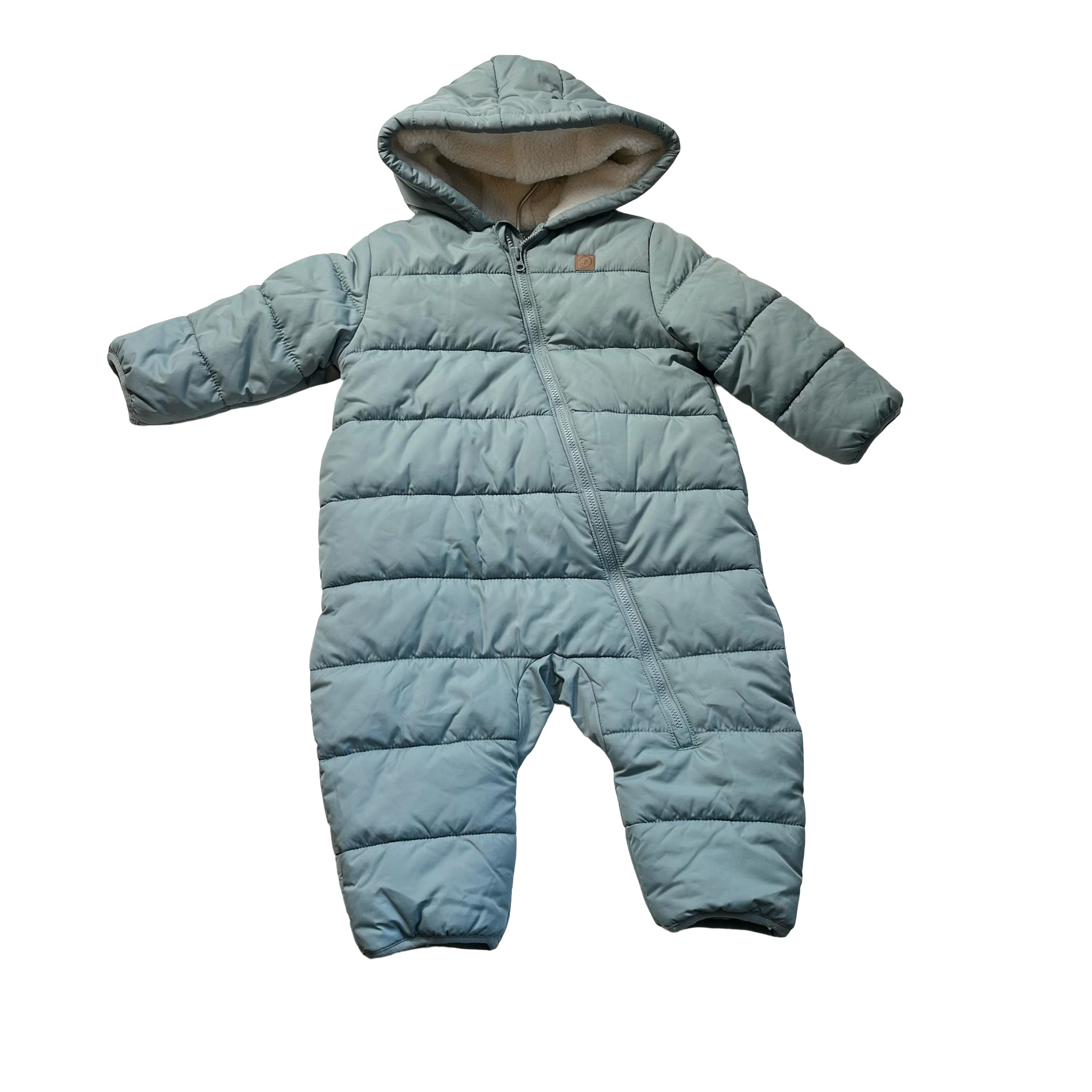 Carter's Little Planet Light Green Snowsuit - Size 18 Mo - Bounce Mkt