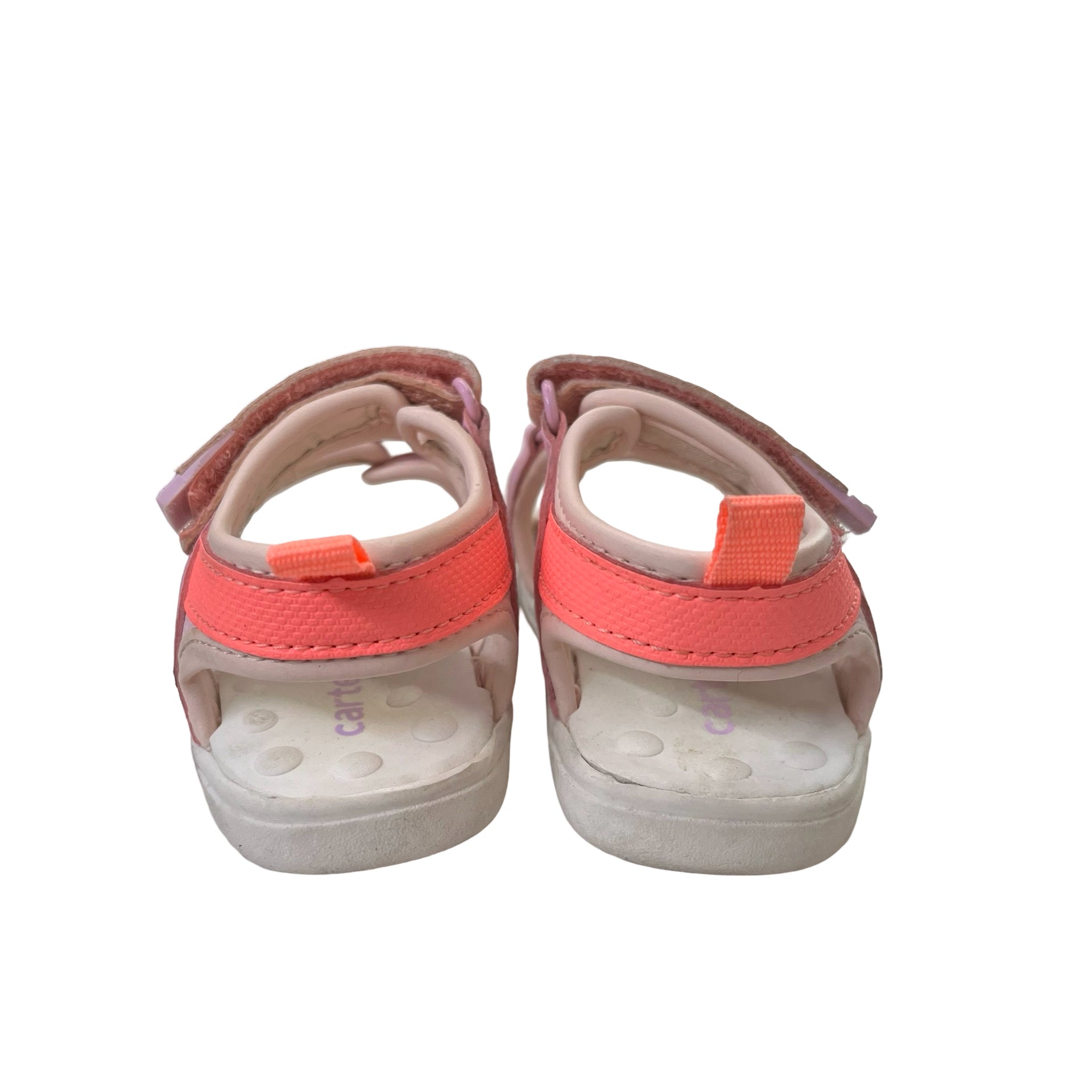 Carter's Pink & Purple Strap Sandals - Size 2 - Bounce Mkt