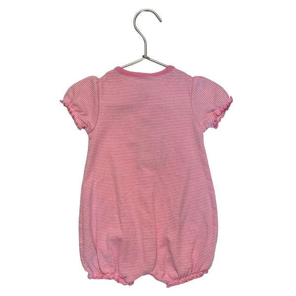 Carter's Pink Striped Romper - Size 18 Mo - Bounce Mkt