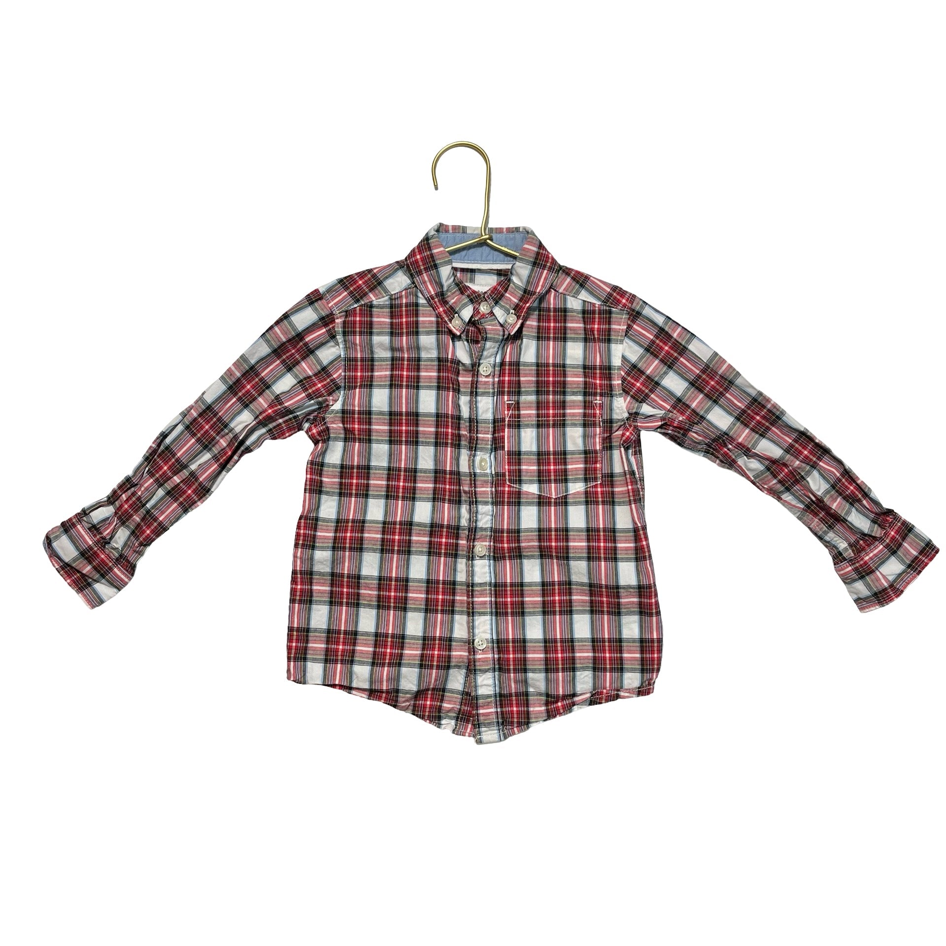 Carter's Red and White Button Down - Size 3T - Bounce Mkt