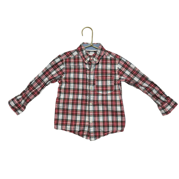 Carter's Red and White Button Down - Size 3T - Bounce Mkt
